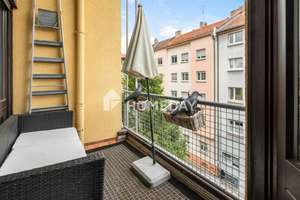 Besondere 5-Zimmer-Maisonette mit deckenhohen Fenstern, Balkon, Aufzug, Einbauküche und Garage – 63067 Messehalle, Offenbach am Main – Vorschaubild 2