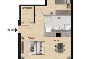 2-Zi.-Wohnung im 2. OG, Balkon, inkl. neuer Einbauküche, Aufzug! KFW 40-QNG-Standard! – Die vollständige Adresse der Immobilie erhältst du vom Anbieter., 73084 Salach – Vorschaubild 14