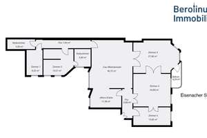 Altbauklassiker im Nollendorfkiez – seltene 170 m² mit 6 Zimmern, 2 Bädern und klassischer Substanz – Eisenacher Straße 6, 10777 Schöneberg, Berlin – Vorschaubild 17