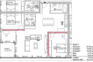 helle & komfortable 100qm Wohnung mit EBK zu vermieten – 26188 Edewecht – Vorschaubild 14