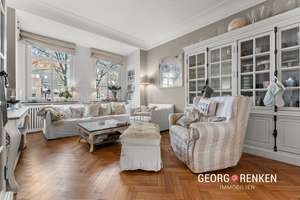 Bremen-Schwachhausen | villenartiges Einfamilienhaus (Endhaus) von 1925, Wachmannquartier