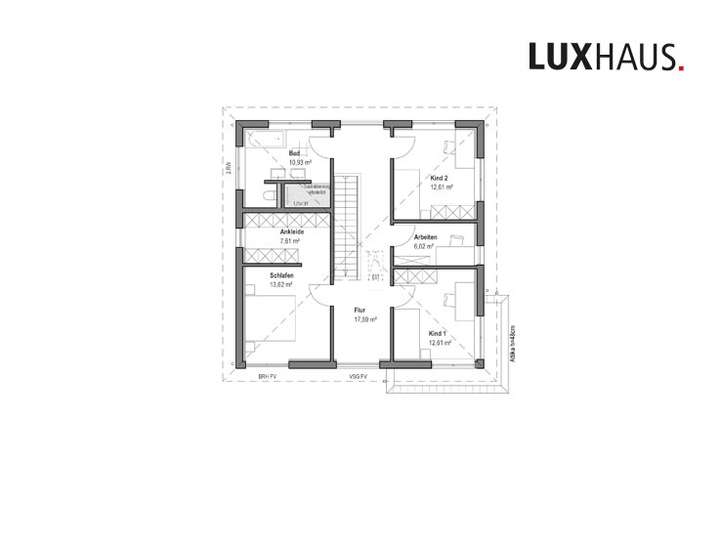 Grundriss Obergeschoss