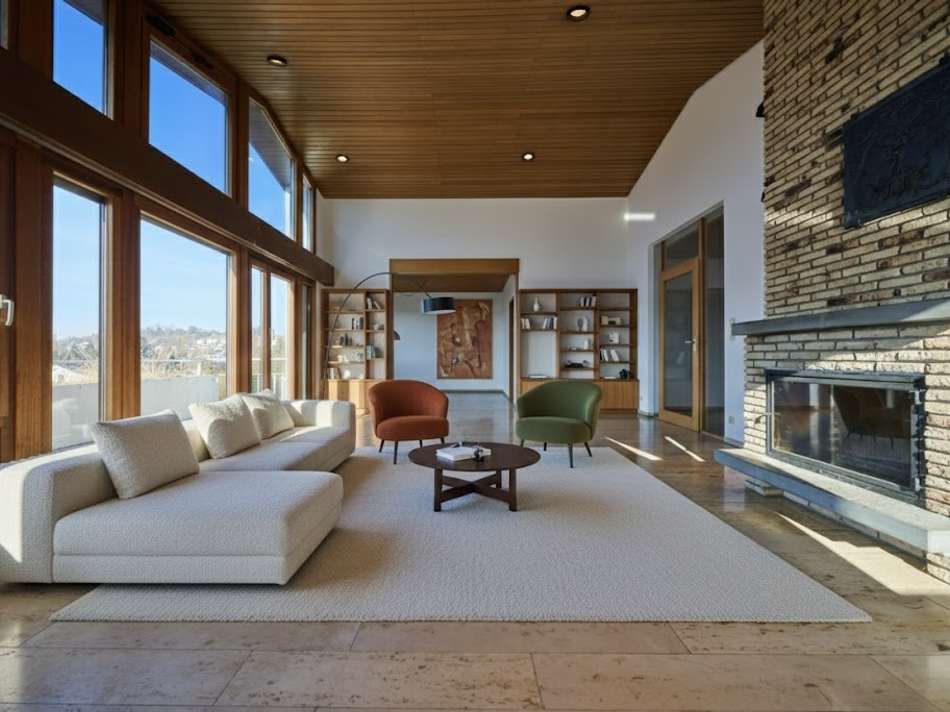 EG Wohnzimmer mit Blick zum Es