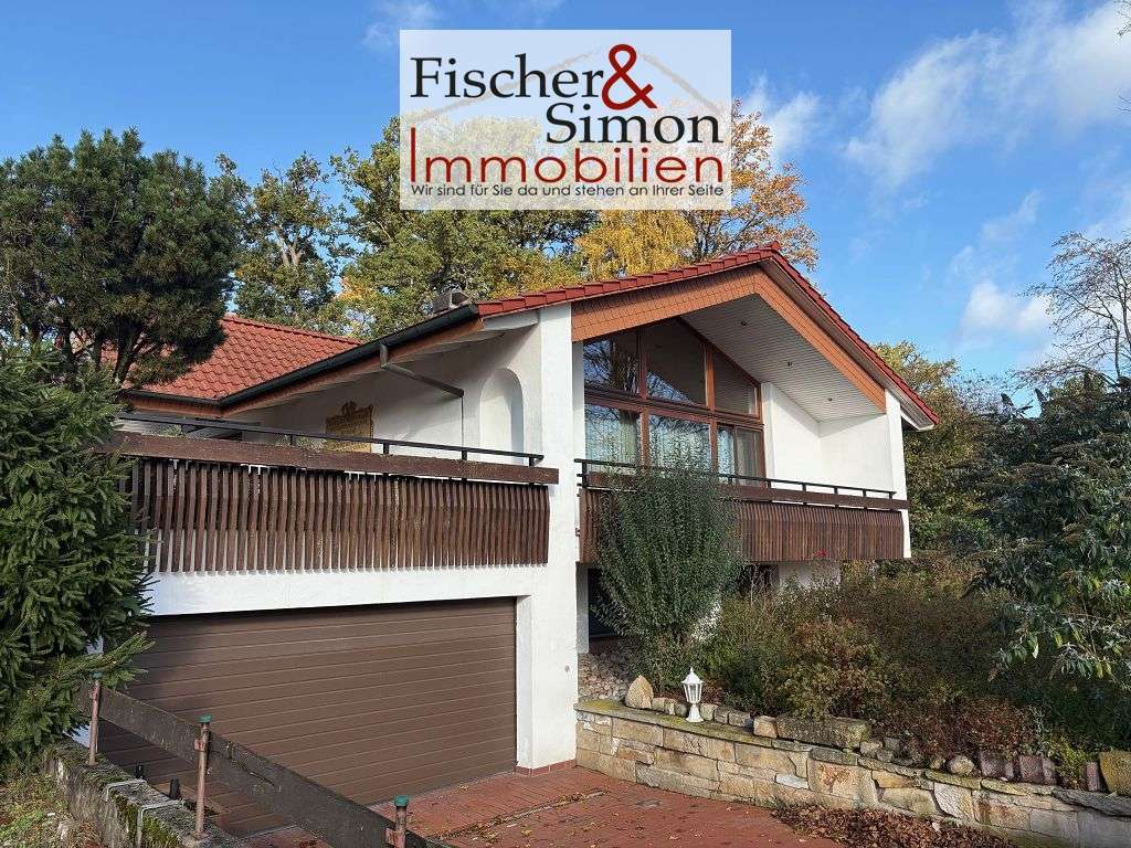Immobilie in Liebenau - Liebenau-Wohnen auf einer Ebene-besonderes Architektenhaus mit Vollkeller u. Pavillion, ruhige Lage - Bild 0