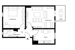 2-Zimmer Wohnung mit Balkon in Lehndorf – Saarstr. 88, 38116 Lehndorf-Watenbüttel, Braunschweig – Vorschaubild 8