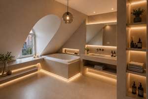 Exklusives Altbau-Penthouse mit Klimaanlage, drei Terrassen & zwei Kaminen – Die vollständige Adresse der Immobilie erhältst du vom Anbieter., 40217 Unterbilk, Düsseldorf – Vorschaubild 6