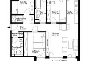 Moderne 4-Zimmer-Erdgeschosswohnung mit Balkon in Haidhausen – Welfenstrasse 64, 81541 Obere Au, München – Vorschaubild 2