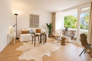 Klein, aber oho: Frisch renoviert mit großem Balkon ins Grüne – 40235 Grafenberg, Düsseldorf – Vorschaubild 4