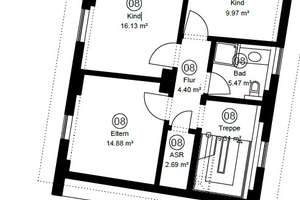 RARITÄT .......... Historisches, familienfreundliches Stadthaus in Altperlach – Die vollständige Adresse der Immobilie erhältst du vom Anbieter., 81737 Altperlach, München – Vorschaubild 23