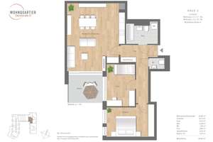 MODERNE 3 - ZIMMERWOHNUNG IN AUGSBURG / PFERSEE