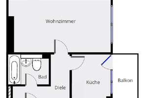 Helle 3-Zimmer-Wohnung mit Balkon nahe Dutzendteich und Luitpoldhain – Oskar-von-Miller-Str. 40, 90478 Dutzendteich, Nürnberg – Vorschaubild 14