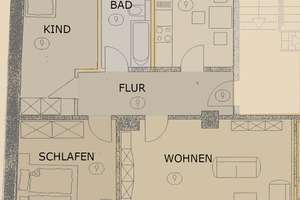 Sonnenberg * 3 Zimmer * Balkon * Einbauküche * Frei ab 01.06.2026 – Körnerstraße 25, 9130 Sonnenberg, Chemnitz – Vorschaubild 13