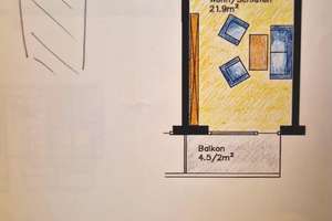 Provisionsfreie 1-Zimmer-Wohnung mit Balkon und Einbauküche – Marbachstraße 1, 81369 Mittersendling, München – Vorschaubild 14