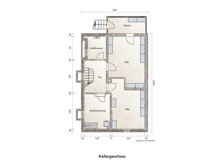 Grundriss Kellergeschoss