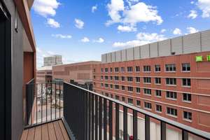 Helles Einzimmerapartment mit Loggia in Südausrichtung und einzigartigen Community-Spaces – Überseeplatz 1, 20457 HafenCity, Hamburg – Vorschaubild 11