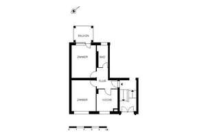 Endlich Zuhause: interessante 2-Zimmer-Wohnung – Seewenjestr. 226, 28237 Gröpelingen (Ortsteil), Bremen – Vorschaubild 2