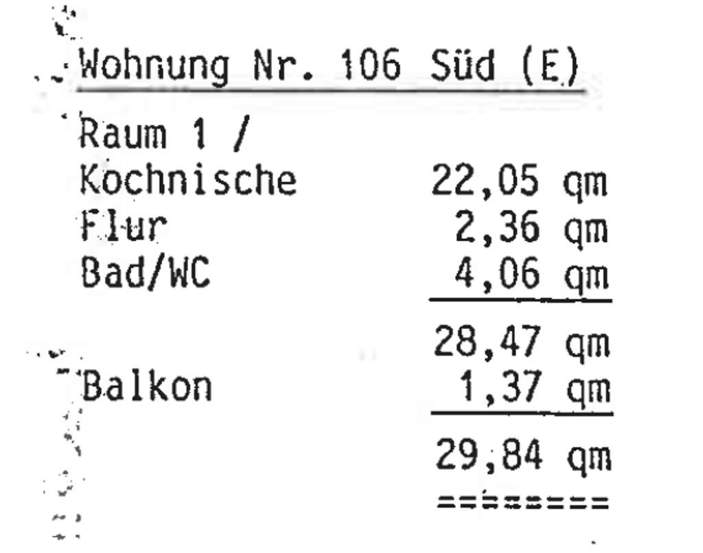 Immobilie in Viernheim - Bereit zur Neuvermietung: 1-ZKB-Wohnung mit Balkon in Viernheim - Bild 2