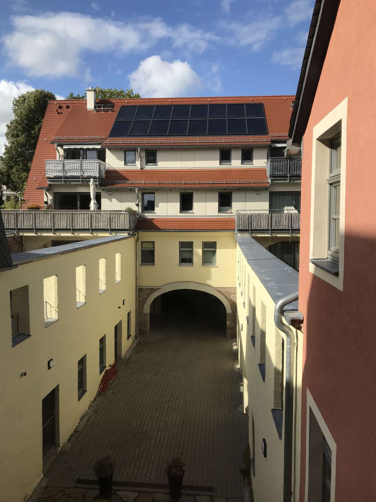 Blick zum Haus
