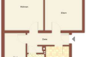 Helle 3-Zimmer-Etagenwohnung  mit Balkon in MG-Rheindahlen zu vermieten – Mörserhof 19, 41179 Rheindahlen-Mitte, Mönchengladbach – Vorschaubild 2