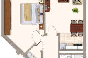 Wohnen in Hopfengarten - 2-Zimmer-Wohnung mit Balkon in toller Lage