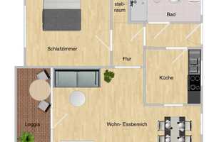 Helle modernisierte 2-Zimmer-Wohnung mit Loggia und Stellplatz in Bielefeld-Sieker – Detmolder Straße 212, 33604 Bielefeld – Vorschaubild 9