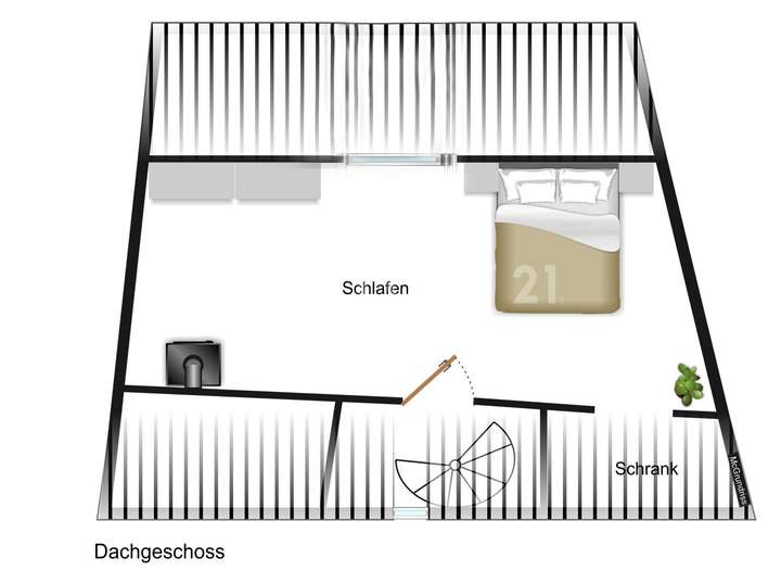 Grundriss Dachgeschoss