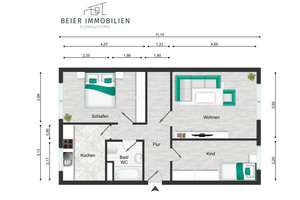 Gemütliche 3-Zimmer-Wohnung mit praktischem Grundriss und vielseitigem Potenzial – 4347 Schönefeld-Ost, Leipzig – Vorschaubild 12