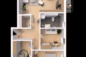Ihr neues Zuhause: 4-Zimmer-Neubauwohnung im Fliederhof – Johannes-Göderitz-Straße 81-82, 39130 Neu Olvenstedt, Magdeburg – Vorschaubild 3