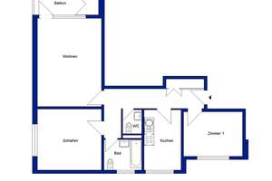 Großzügige und familienfreundliche 3-Zimmer-Wohnung mit sonniger Loggia – Dresdener Ring 47, 38444 Westhagen, Wolfsburg – Vorschaubild 3