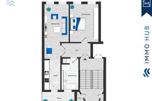 ++ Parkett, Balkon, Badewanne & Dusche! Charmante 2-Zimmer Wohnung im Leipziger Westen ++ – Die vollständige Adresse der Immobilie erhältst du vom Anbieter., 4229 Kleinzschocher, Leipzig – Vorschaubild 13