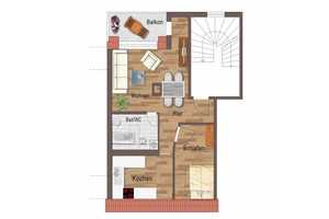 NEU: Charmante Dachgeschosswohnung mit Balkon in Volkmarsdorf! – Bennigsenstraße 24, 4315 Leipzig – Vorschaubild 11
