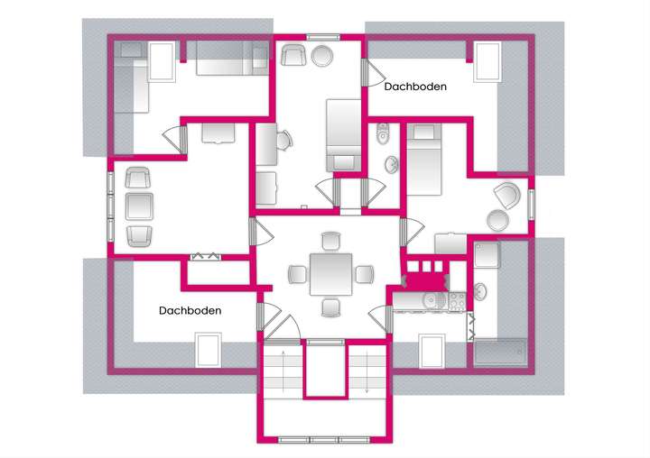 Grundriss Dachgeschoss