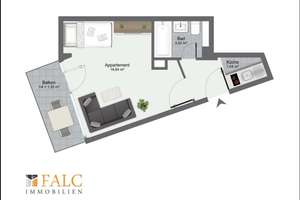 Kompaktes Apartment mit Balkon und Tiefgaragenstellplatz in München-Sendling – Ferchenseestraße 20, 81379 Obersendling, München – Vorschaubild 13