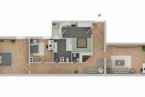 BESTLAGE HAIDHAUSEN | Stilvolle 3-Zimmer-Altbauwohnung von 1900 mit Balkon – Belfortstrasse 8, 81667 Haidhausen Nord, München – Vorschaubild 12