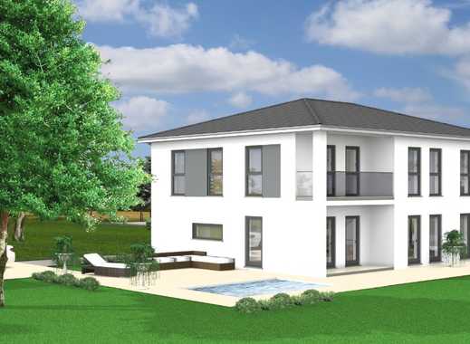 Neubau-Villa mit Pool und unverbaubarem Südwest-Garten in Bestlage in München-Waldperlach