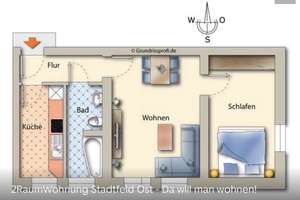 Zuhause mit zwei Zimmern in Magdeburg