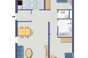 *VERMIETET!* S-Plieningen, toll geschnittene 3-Zimmer Wohnung im gewachsenen Wohngebiet mit Terrasse – Filderhauptstraße 217, 70599 Chausseefeld, Stuttgart – Vorschaubild 5