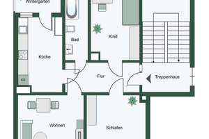Kapitalanleger aufgepasst: Vermietete 3-Zimmer-Wohnung mit Wintergarten – Die vollständige Adresse der Immobilie erhältst du vom Anbieter., 4155 Gohlis-Süd, Leipzig – Vorschaubild 21