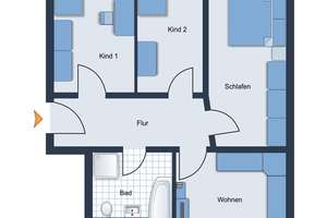 Eigentumswohnung • auf dem Kaßberg • in Chemnitz • 4 Zimmer • vermietet • mit Balkon • jetzt kaufen! – Die vollständige Adresse der Immobilie erhältst du vom Anbieter., 9112 Kaßberg, Chemnitz – Vorschaubild 2