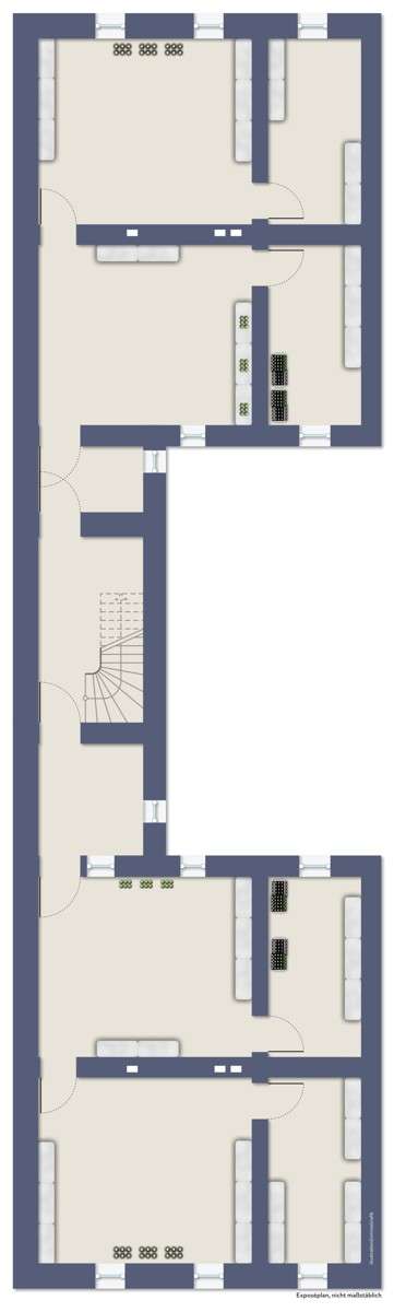 Grundriss / Skizze Vorderhaus 