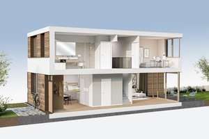 GARTEN-MAISONETTE WE19 "Das Reihenendhaus im Haus" – Hillenwiese 20, 38124 Stöckheim-Leiferde, Braunschweig – Vorschaubild 4