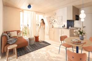 Traumhafte Work-Life-Balance: 1,5 Zimmer mit Sonnenbalkon & Scandi-Interieur