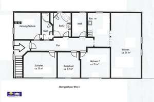 Landhaus mit 2 Wohneinheiten und Gewerbeteil, mit 5000 m² Grundstück – Die vollständige Adresse der Immobilie erhältst du vom Anbieter., 28844 Weyhe – Vorschaubild 26