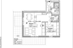 SONNENLIEGE & BARBECUE: 2-ZIMMER-WOHNUNG MIT TERRASSE UND PRIVATGARTEN – Hamburger Straße 39, 21244 Neugraben-Fischbek, Hamburg – Vorschaubild 5