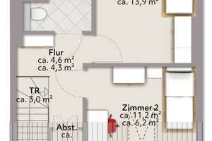 Bremen-Hulsberg: Gepflegtes Reihenmittelhaus mit schönem Garten in guter Lage – Die vollständige Adresse der Immobilie erhältst du vom Anbieter., 28205 Peterswerder, Bremen – Vorschaubild 24