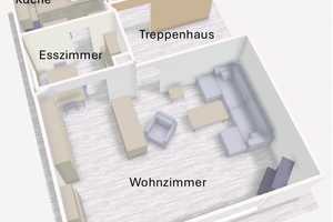 Sehr schön gelegene Doppelhaushälfte auf großem Grundstück mit Bergblick, Doppelcarport und Garage – Rosenheim (Kreis) – Vorschaubild 3