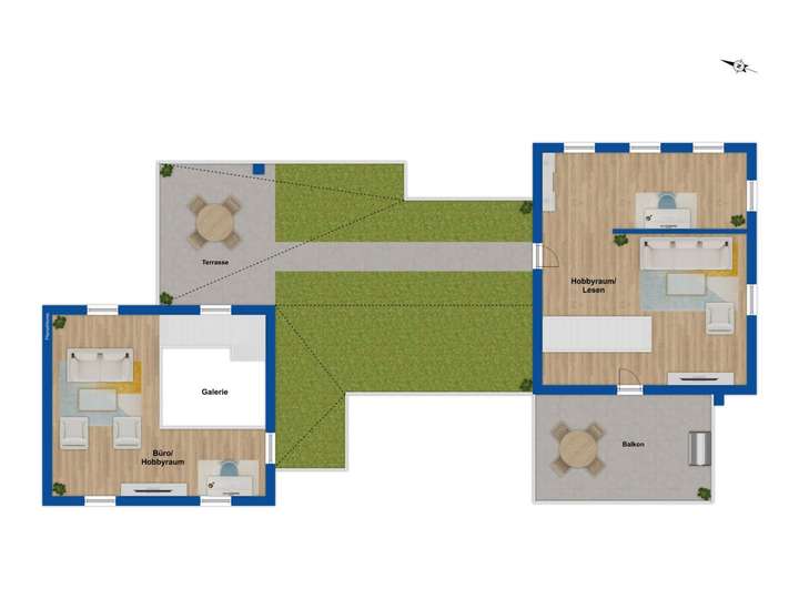 Grundriss Obergeschoss