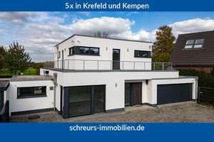 Design trifft Weitblick – Avantgarde-Villa am Feldrand von Krefeld-Verberg!