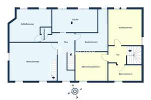 Gepflegtes, teilvermietetes MFH mit 3 Wohnungen und Ausbaureserve für eine weitere Wohnung!  – Die vollständige Adresse der Immobilie erhältst du vom Anbieter., 72768 Oferdingen, Reutlingen – Vorschaubild 30