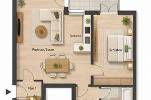Terrassenwohnung // Garten // prima Grundriss // direkt einziehen – 63069 Lauterborn, Offenbach am Main – Vorschaubild 11